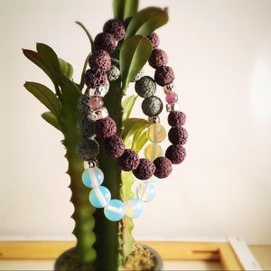 🌟NEW!🌟Lava Rock and Gemstone Diffuser Bracelets
